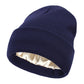 [Bestes Geschenk]Schutz für die Frisur - Satinierte, weiche, doppelseitige, gestrickte Mützen