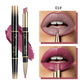 Doppelseitiger Lippenstift Lip Liner - Wasserfest Nicht verblassend Nicht klebend